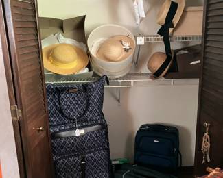 Chaps Luggage, Vintage Straw Hats