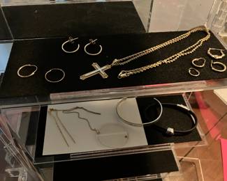 Gold Jewelry, some 14K, Belle Etoile Bracelet, Sterling