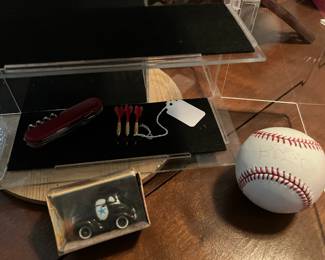 Ben Broussard autographed official ball (certified)