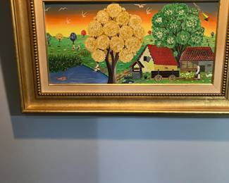 Folk Art Painting - S Porovski