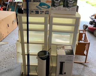 Space Heater, New Outdoor Lights, Tall Plastic Storage Units, Black & Decker Scum Buster