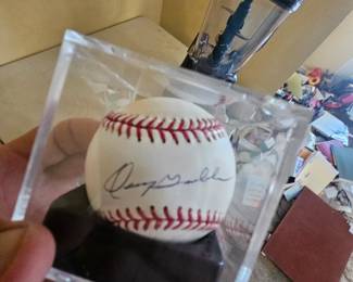 Signed baseballs