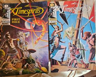 First edition and 2nd edition
Timespirits comic books
$50.00 for both
