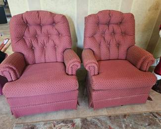 4 of these swivel rocker chairs
$75 each