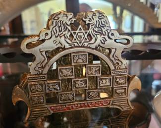 Brass Jewish napkin holder
$20