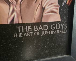 Justin Reed gelcoat framed poster $40