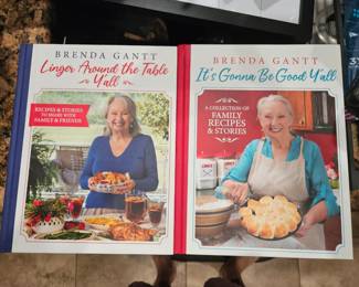 Brenda Gantt hardback cookbooks retail for $35 and up each Our price $20 each.
