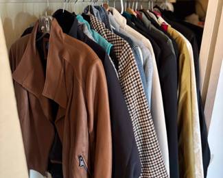 Year-round outerwear from top brands — ideal lightweight jackets, denim layers, and statement blazers for summer nights and fall transition.