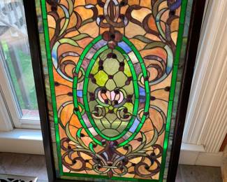 stained glass window panel