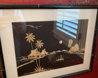 Stitched on silk