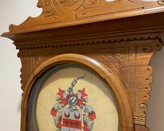 Antique clock converted to a display cabinet