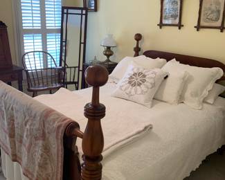 Rope bed converted for modern useage