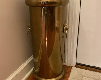 Brass umbrella stand