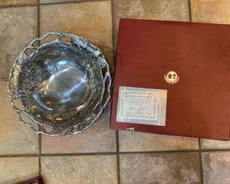 Arthur Court large signed salad bowl