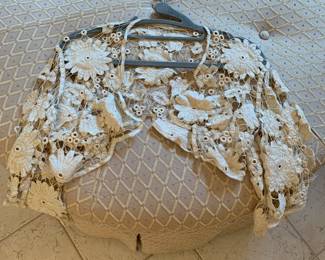 fancy vintage shawl/lace jacket