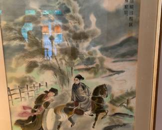 Large Asian wall art