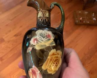 Czech hand painted pitcher