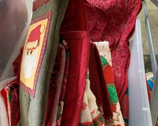 Christmas linens