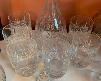 decanter and glasses