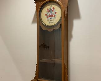 Clock converted to display cabinet