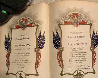 Source records of the Great War series 1920s
