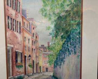 S.A. Sahli watercolor