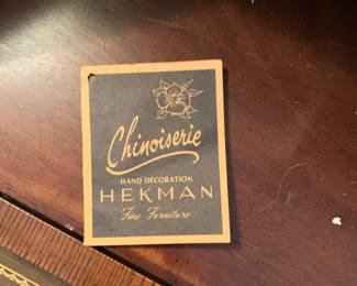 Hekman chinoiserie desk