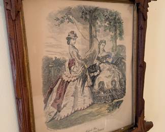 Victorian frames -pair with period prints