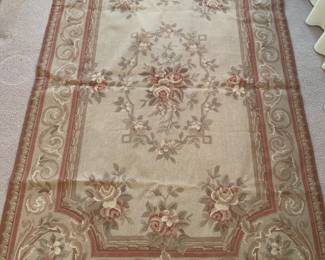 embroidered rug