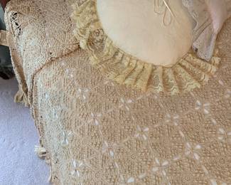 Lace bed spread