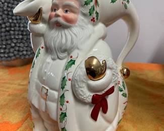 Lenox Santa pitcher