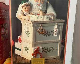 Lenox Santa cookie jar