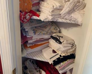 Linens and fancy hand towels