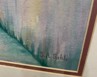 S.A. Sahli water color
