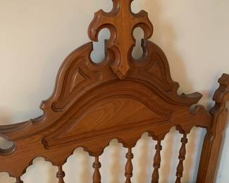 Detail of Victorian bed