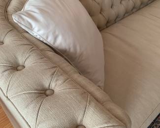 Tufted sofa