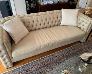 Tufted sofa