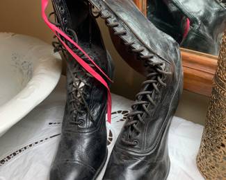 Victorian high top boots