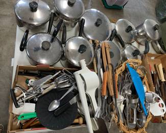 Revere ware pots and pans