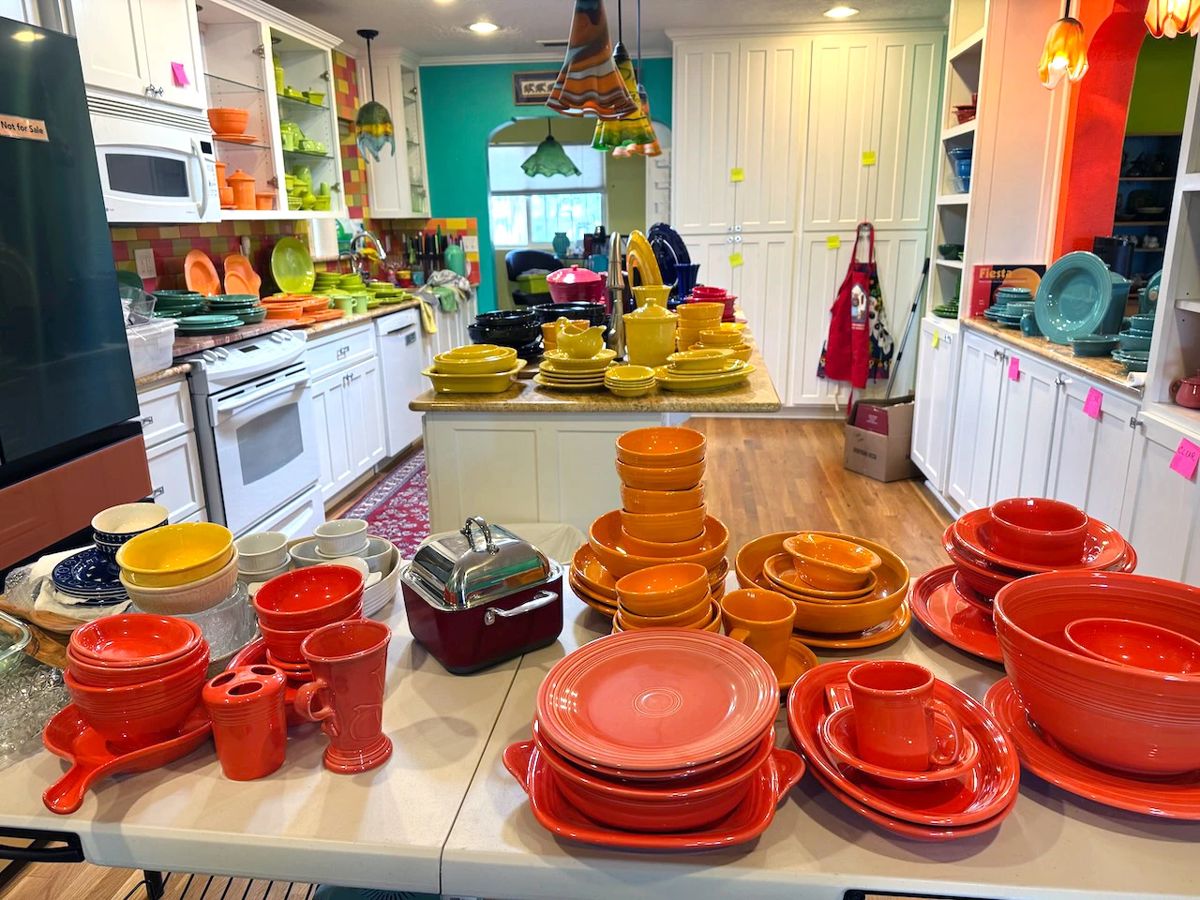 Fiestaware in many colors