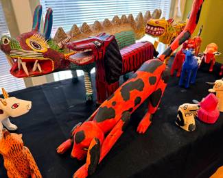 Mexican + Guatemalan carved animals