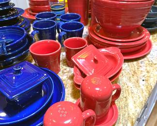 Fiestaware in many colors