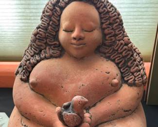 Ceramic fertility sculpture/Pacha Mama