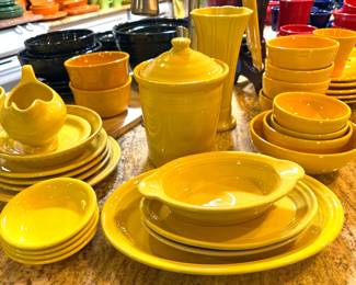 Fiestaware in many colors