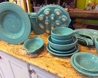 Fiestaware in many colors