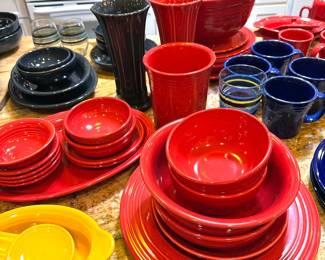 Fiestaware in many colors