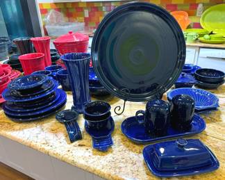 Fiestaware in many colors