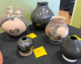 Mata Ortiz pottery, including large scale works by Esperanza Tena, Ismael Sandoval, Octavio “Tavo” Silveira, Lydia Quezada, Aide Gonzales, Paty Ortiz, Lucie Zete, Manuel Martin Rios and more.