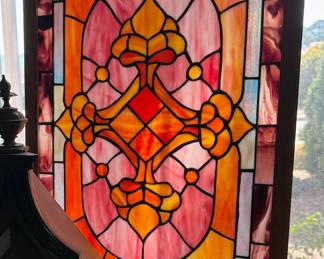 Stained glass wall/window art