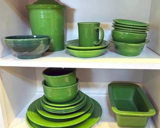 Fiestaware in many colors